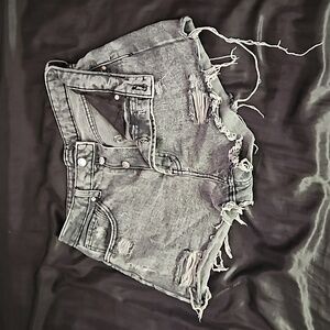Dark Gray denim shorts